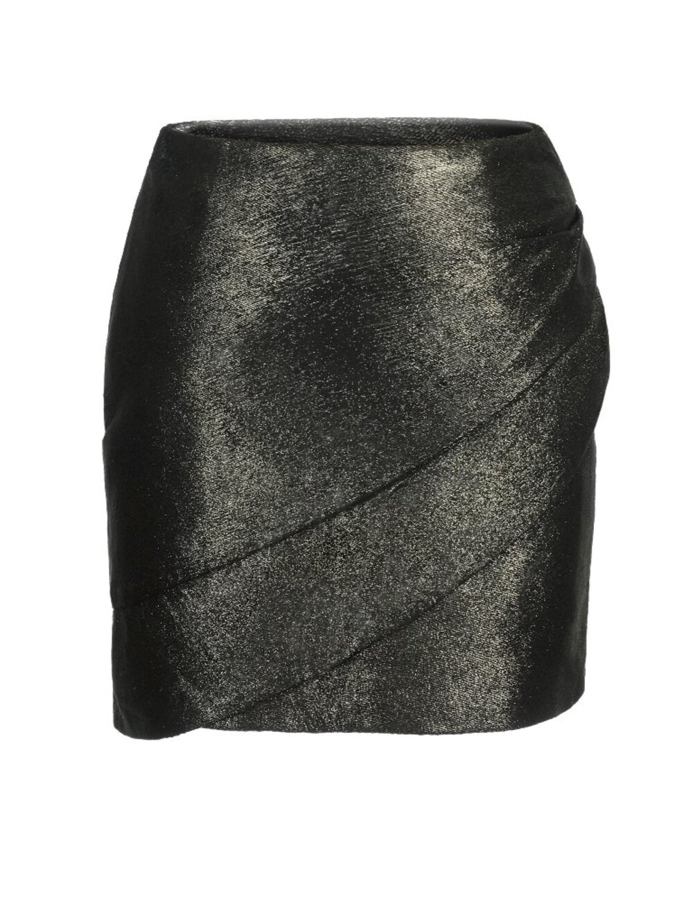 IRO Metallic Leather Mini Skirt